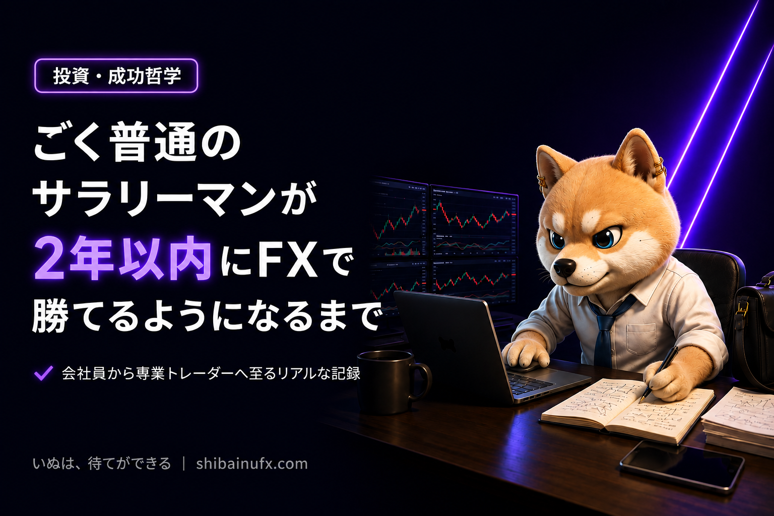 ごく普通のサラリーマンが2年以内にFXで勝てるようになるまで