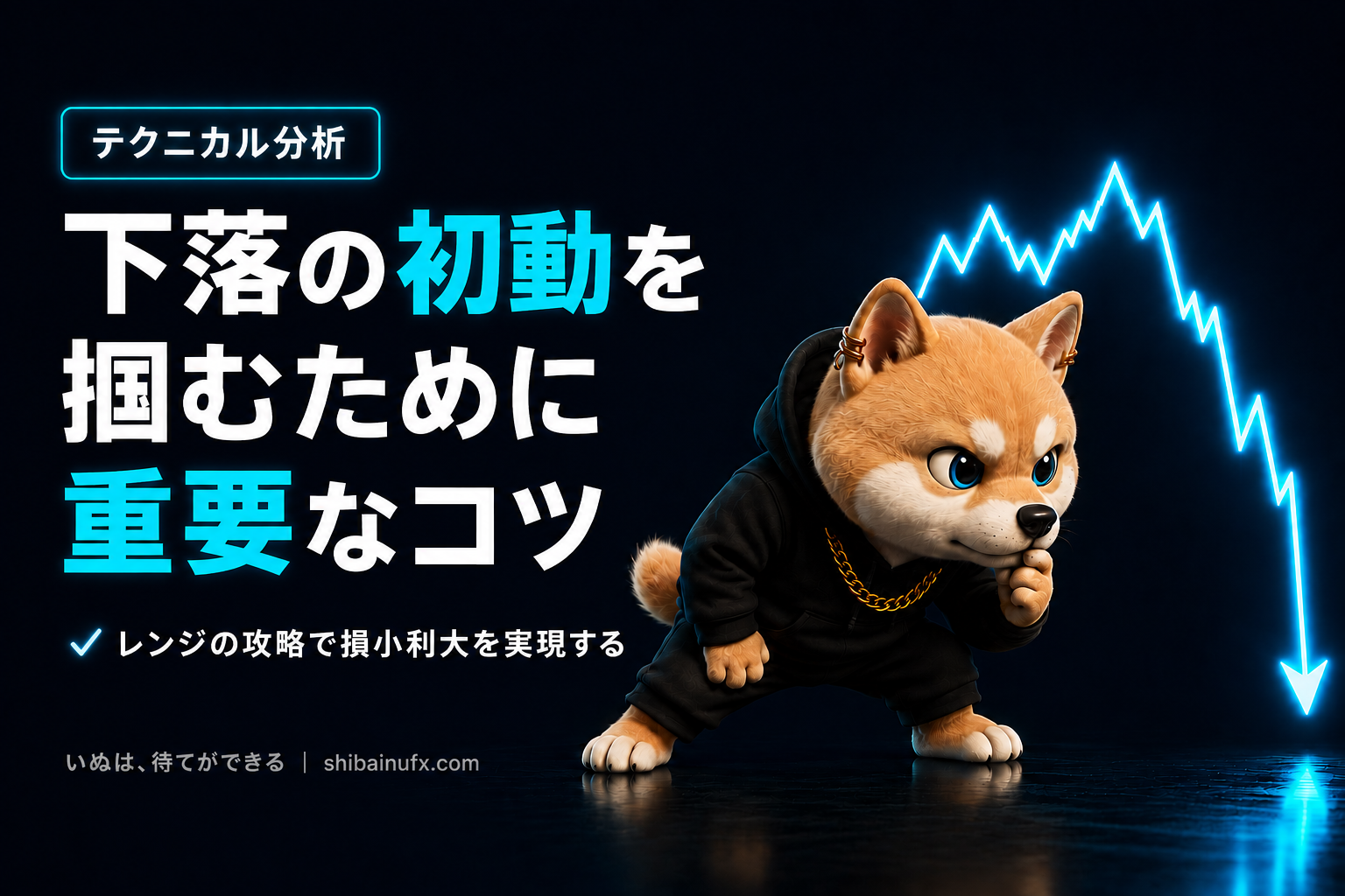 下落の初動を掴むために重要なコツ