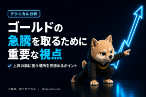 ゴールドの急騰を取るために重要な視点