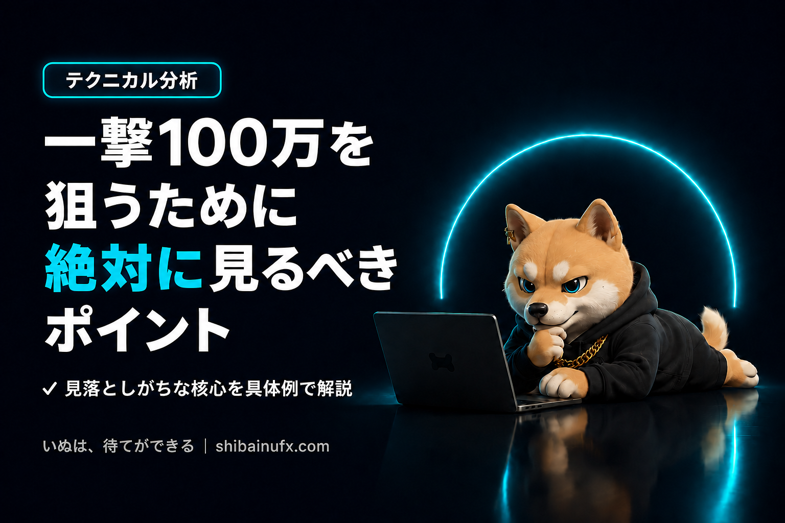 一撃100万を狙うために絶対に見るべきポイント