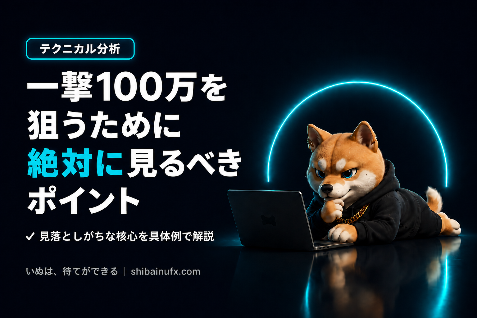 一撃100万を狙うために絶対に見るべきポイント